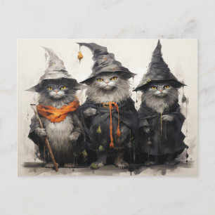 Halloween Cat Postcard