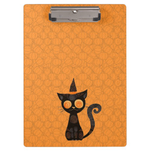 Halloween/cat/pumpkin/fall  clipboard
