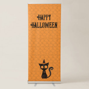Halloween/cat/pumpkin/fall  retractable banner