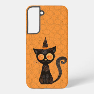 Halloween/cat/pumpkin/fall  samsung galaxy case