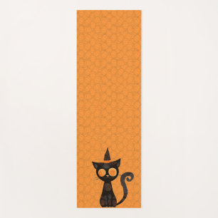 Halloween/cat/pumpkin/fall  yoga mat