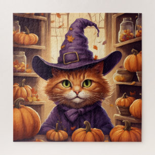 halloween cat puzzle