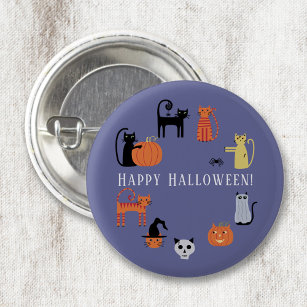 Halloween Cat Spooky 3 Cm Round Badge