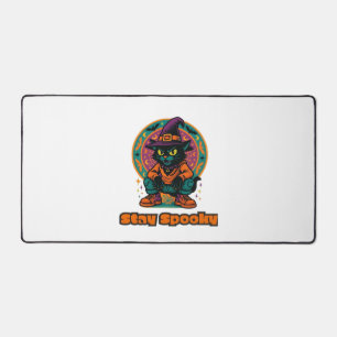 Halloween Cat Spooky and Stylish Feline-Inspired Desk Mat