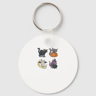 Halloween Cat  Spooky and Stylish Feline-Inspired  Key Ring