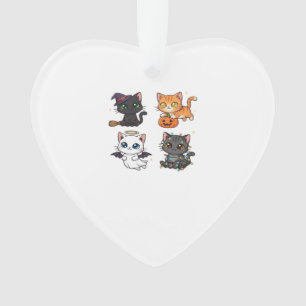 Halloween Cat  Spooky and Stylish Feline-Inspired  Ornament