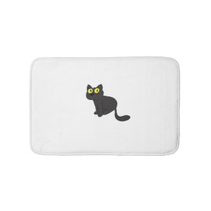 Halloween Cat Spooky and Stylish Feline-Inspired S Bath Mat