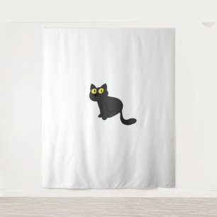 Halloween Cat Spooky and Stylish Feline-Inspired S Tapestry
