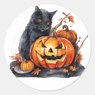 Halloween Cat Stickers