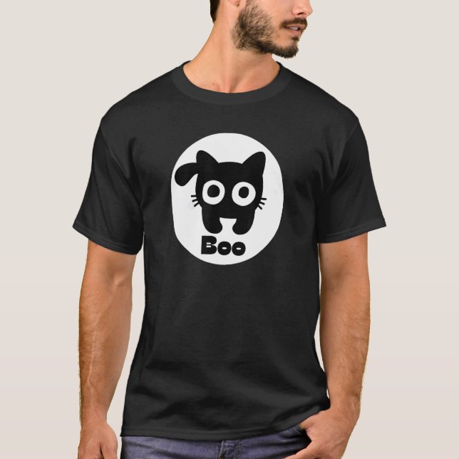 Halloween Cat T-Shirt (Front)
