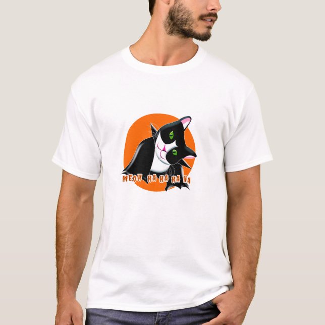 Halloween Cat T-Shirt (Front)