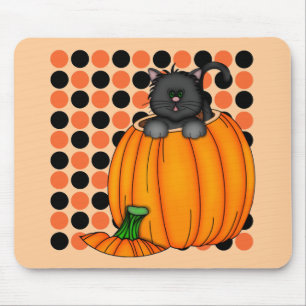 Halloween Cat T-shirts and Gifts Mouse Mat
