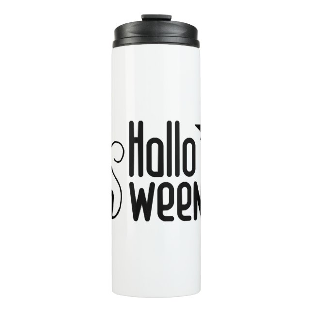 halloween cat                     thermal tumbler (Front)