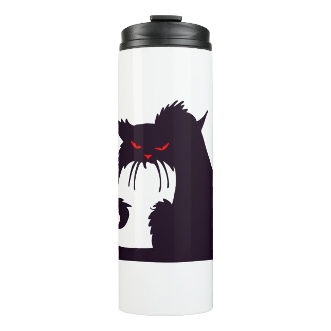 Halloween Cat                               Thermal Tumbler (Front)