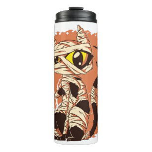 Halloween cat               thermal tumbler