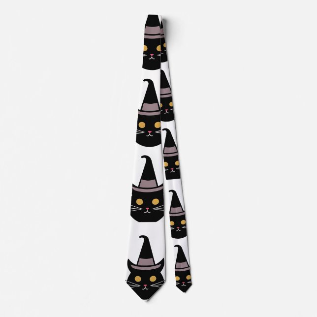 Halloween Cat Tie (Front)