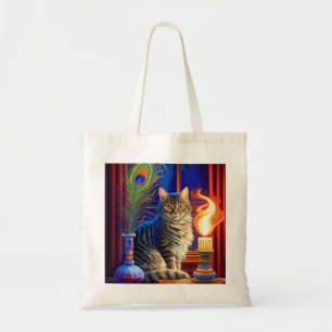 Halloween Cat Tote Bag