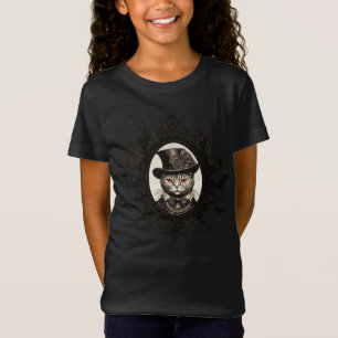 Halloween Cat, Vampire Cat, lady fangs T-Shirt