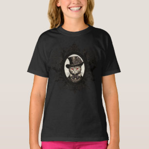 Halloween Cat, Vampire Cat, lady fangs T-Shirt