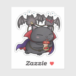 Halloween Cat Vampire Kitty