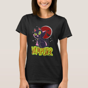 Halloween Cat Vampire Vampurr Cat Lady Women Men M T-Shirt
