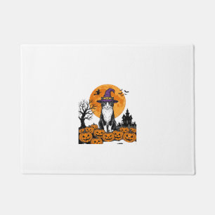 Halloween Cat Witch Pumpkin Vintage Spooky_1 Doormat