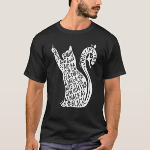 Halloween Cat Witch Vibes Mystical Cat Spooky Vib T-Shirt