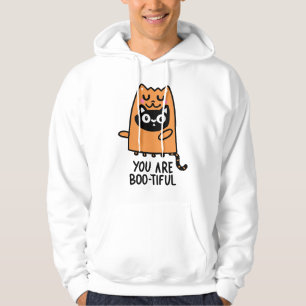 Halloween Cat You Are Beautiful Boo Hoodie