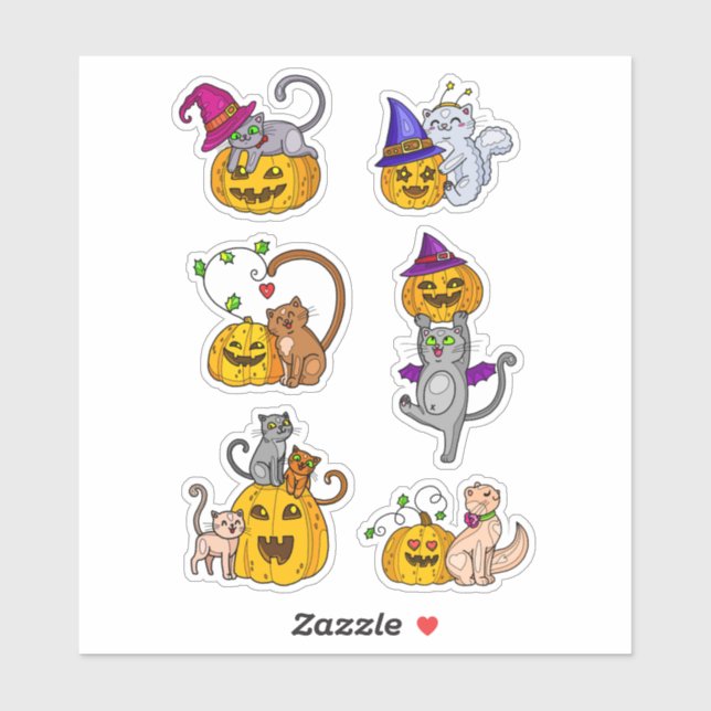 Halloween Cats (Sheet)