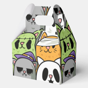 Halloween Cats Favour Box