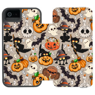 Halloween Cats Funny Party Incipio Watson™ iPhone 5 Wallet Case
