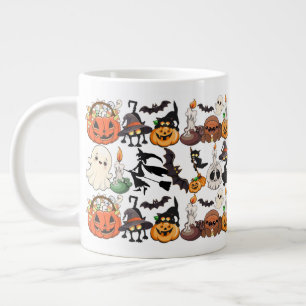 Halloween Cats Funny Party Large Coffee Mug