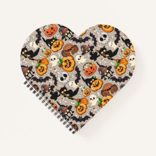 Halloween Cats Funny Party Notebook