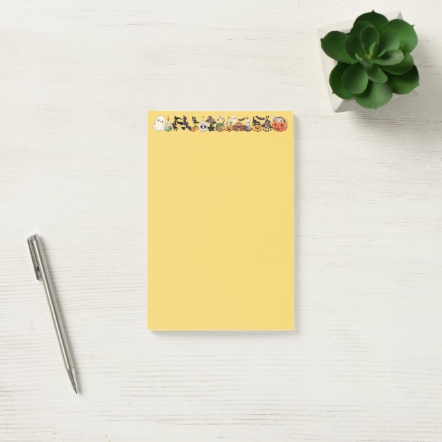Halloween Cats Funny Party Post-it Notes (Office)