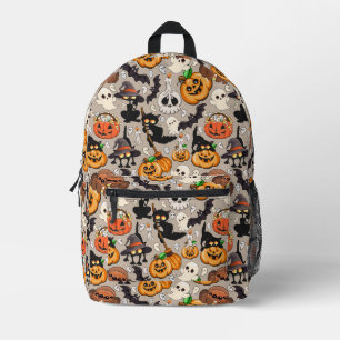 Halloween Cats Funny Party Printed Backpack