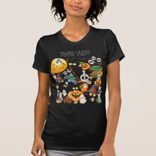 Halloween Cats Funny Party T-Shirt