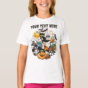 Halloween Cats Funny Party T-Shirt