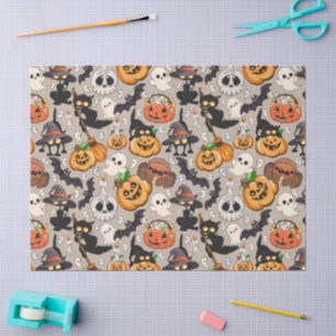 Halloween Cats Funny Party Tissue Paper