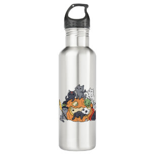 Halloween Cats Kittens 710 Ml Water Bottle