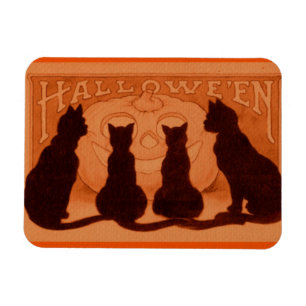 Halloween Cats Magnet
