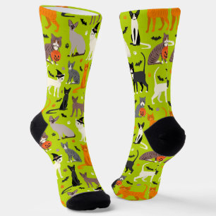 Halloween Cats Socks