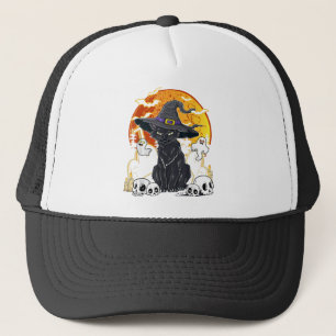 Halloween Cats With Witch Hat Costume Hat Tee Hocu