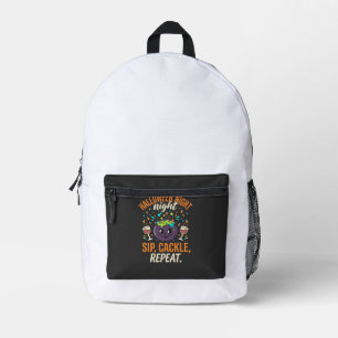 Halloween Cauldron Party Cheers Printed Backpack