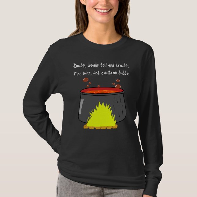 Halloween Cauldron Women's Long Sleeve T-Shirt (Front)