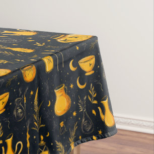 Halloween Cauldrons And Potions  Tablecloth