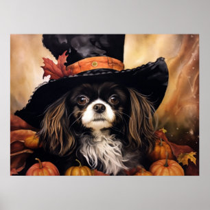 Halloween Cavalier King Charles Spaniel Poster