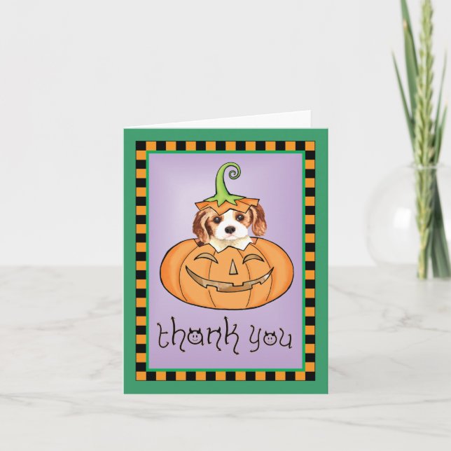 Halloween Cavalier Thank You (Front)