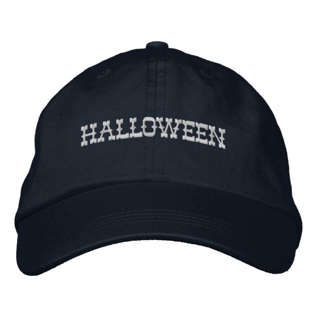Halloween Celebration fun moments Scary-Hat Embroidered Hat (Front)