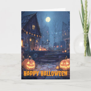 Halloween Celebration Holiday Card