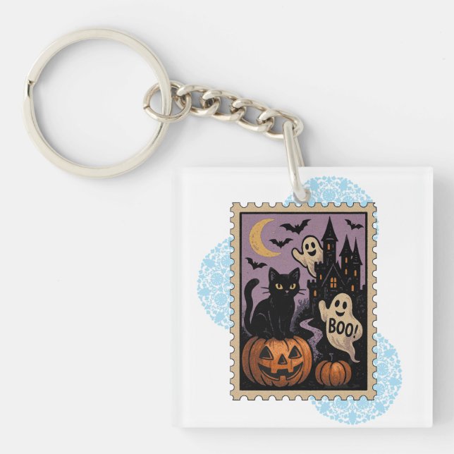 Halloween celebration key ring (Front)